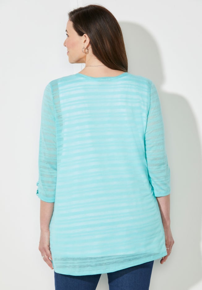 Shadow Stripe Cardigan image number 2