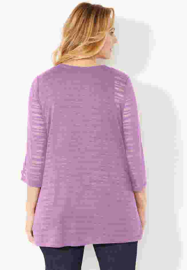 Shadow Stripe Cardigan image number 1