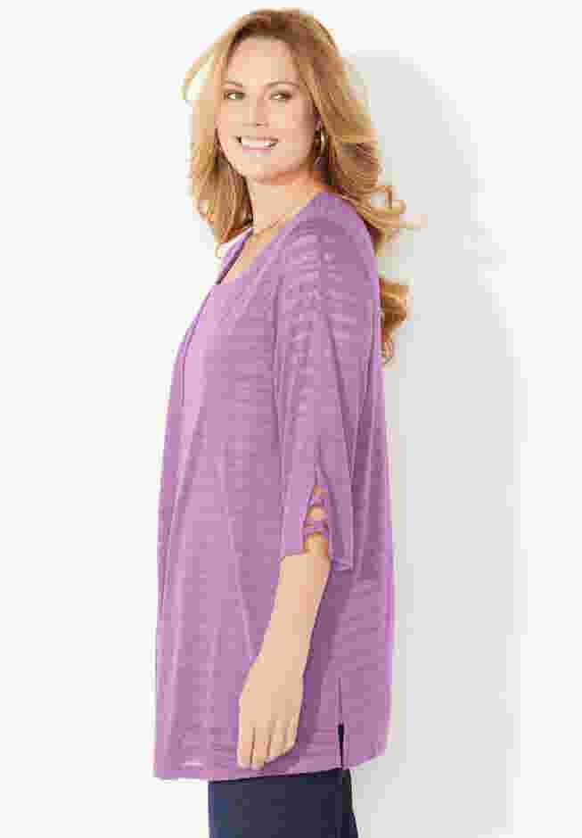 Shadow Stripe Cardigan image number 2