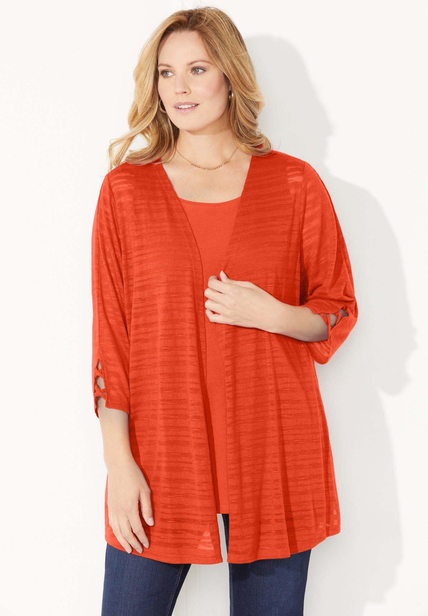 Shadow Stripe Cardigan image number 0