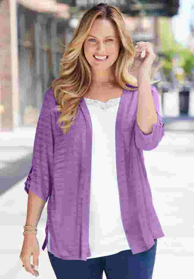 Shadow Stripe Cardigan image number 0