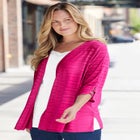 Shadow Stripe Cardigan image number null