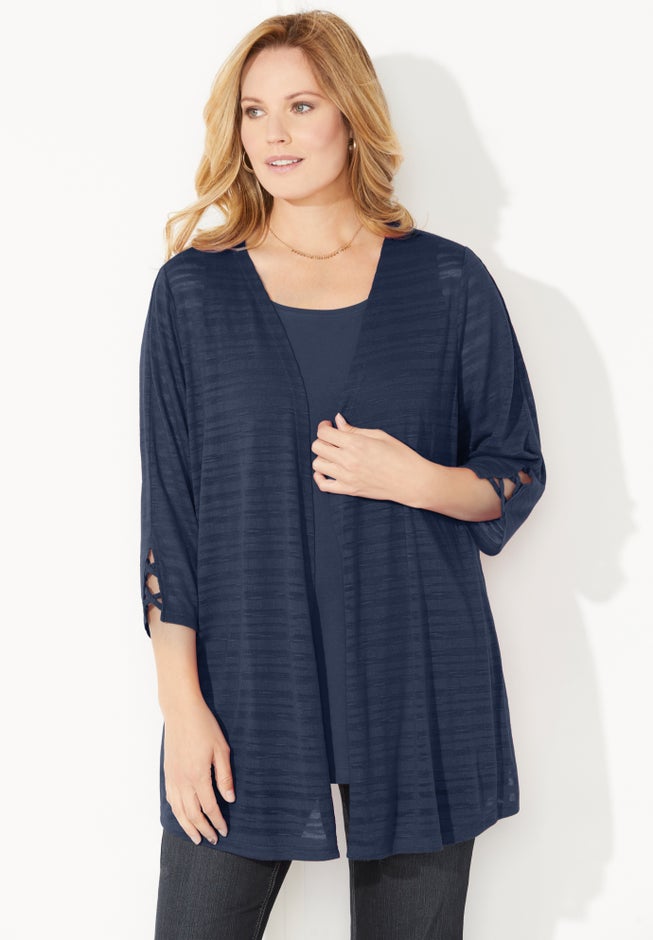 Shadow Stripe Cardigan image number 0
