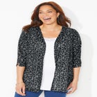Shadowstripe Burnout Cardigan image number null