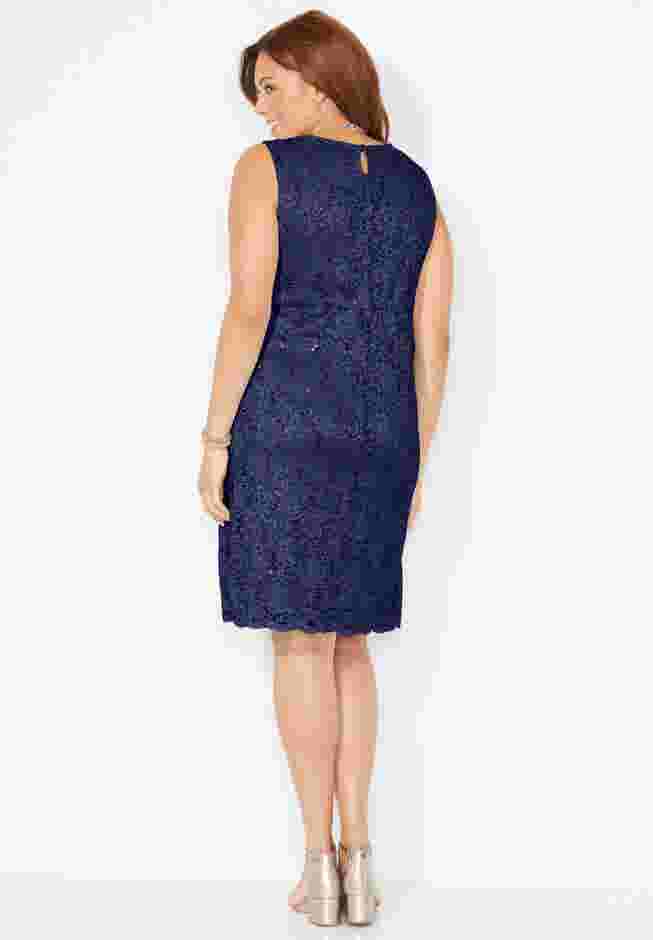 Sparkling Lace Jacket Dress image number 1