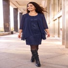 Sparkling Lace Jacket Dress image number 0