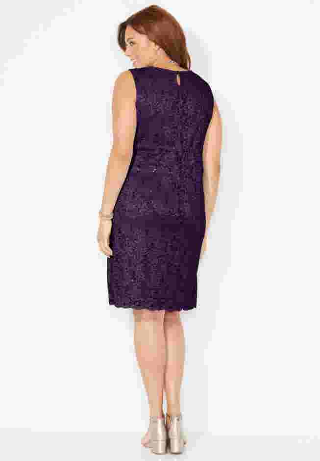 Sparkling Lace Jacket Dress image number 1