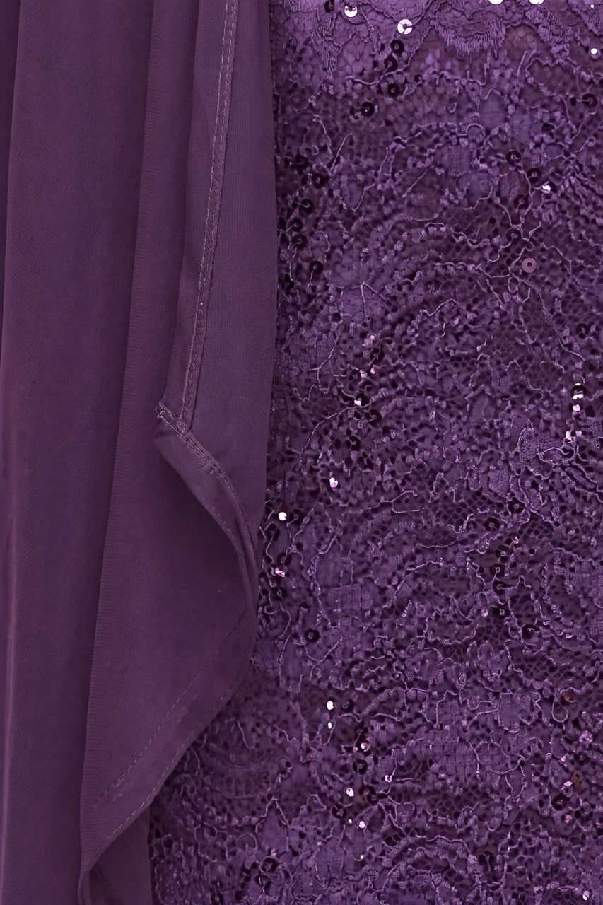 Sparkling Lace Jacket Dress image number 4