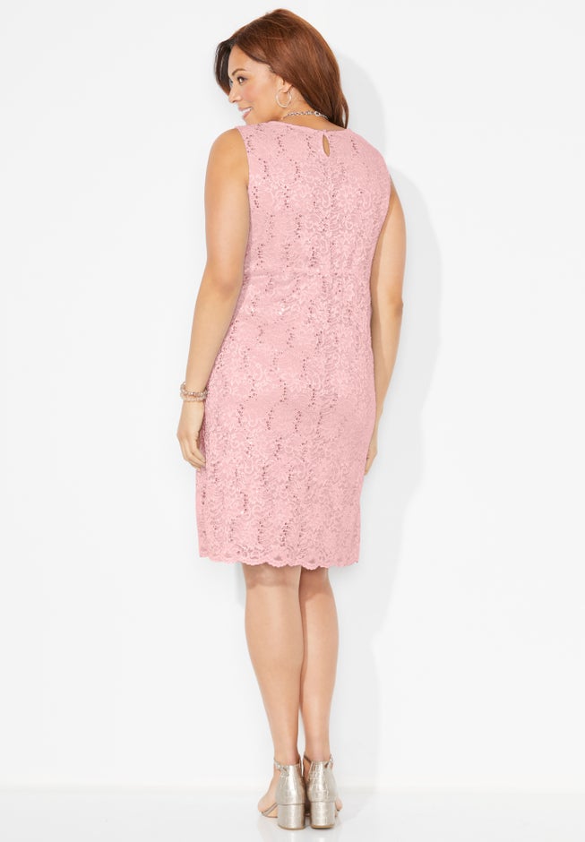 Sparkling Lace Jacket Dress image number 1