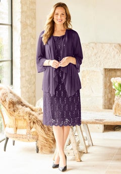 Women's Plus Size Jacket Dresses | Catherines Women's Plus Size Jacket Dresses | Catherines