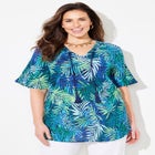 Seasonless Gauze Peasant Top image number null