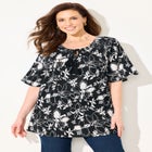 Seasonless Gauze Peasant Top image number null