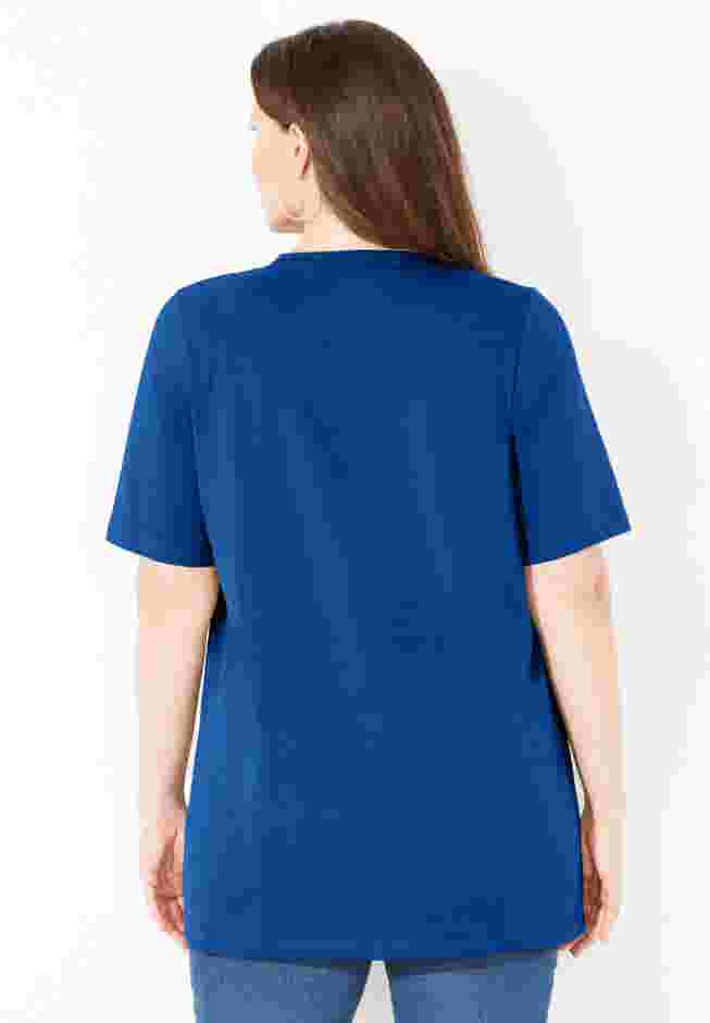Suprema® Crochet V-Neck Tee image number 1