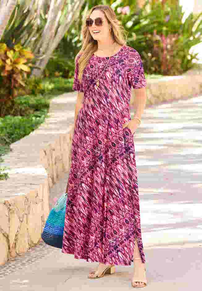Scoopneck Maxi Dress image number 4