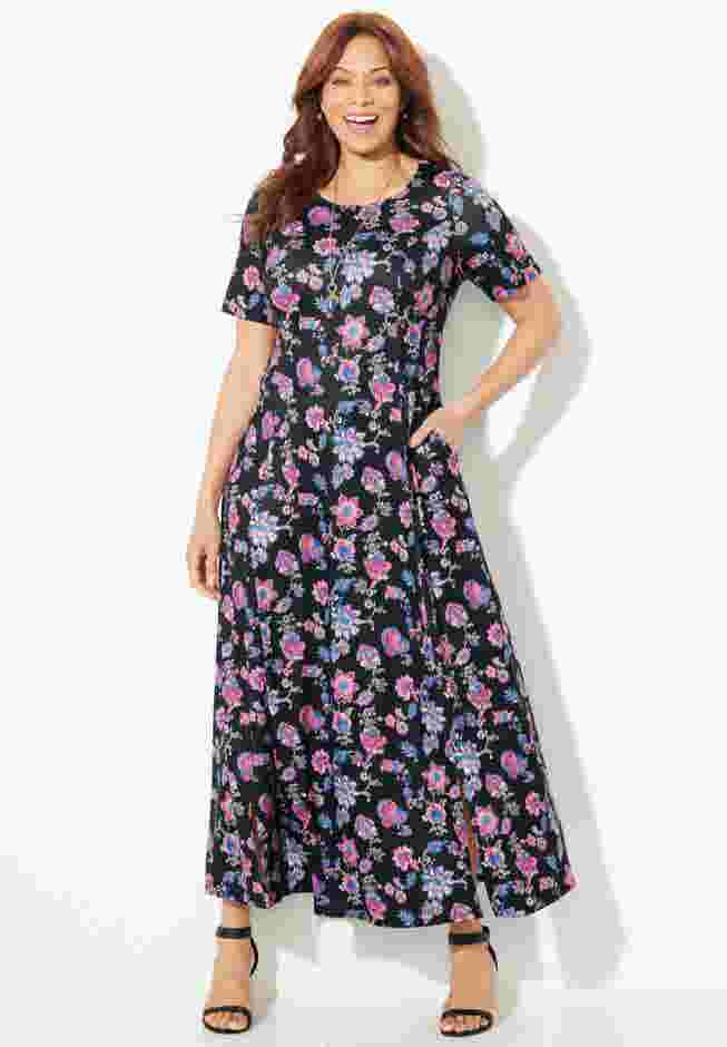 Scoopneck Maxi Dress image number 0