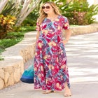 Scoopneck Maxi Dress image number null