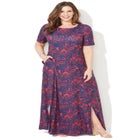 Scoopneck Maxi Dress image number null