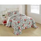 3-Pc. Microfleece Christmas Bedspread Set image number null