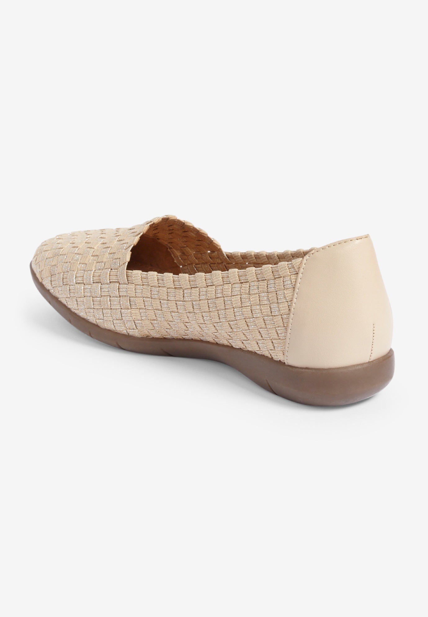 The Bethany Stretch Woven Slip On Flat image number 2