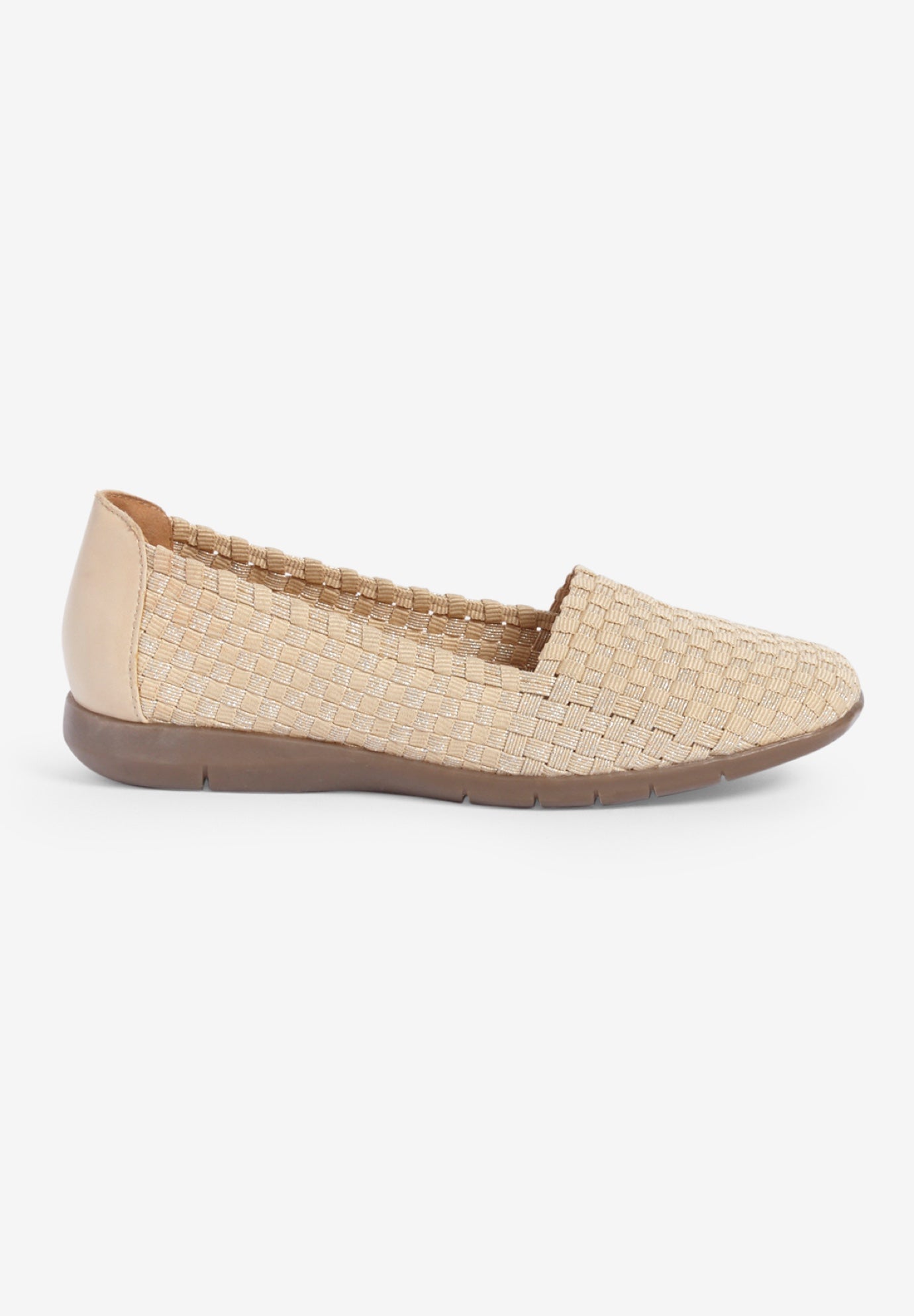 The Bethany Stretch Woven Slip On Flat image number 4