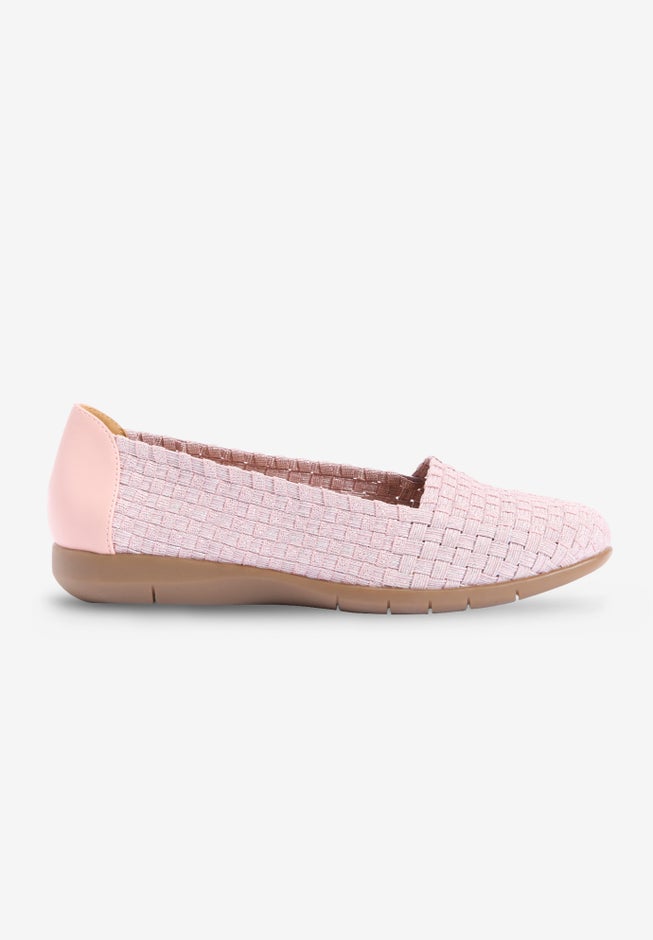 The Bethany Stretch Woven Slip On Flat image number 3