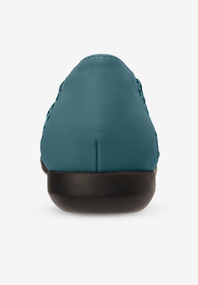 The Bethany Stretch Woven Slip On Flat image number 1