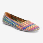 The Bethany Stretch Woven Slip On Flat image number null