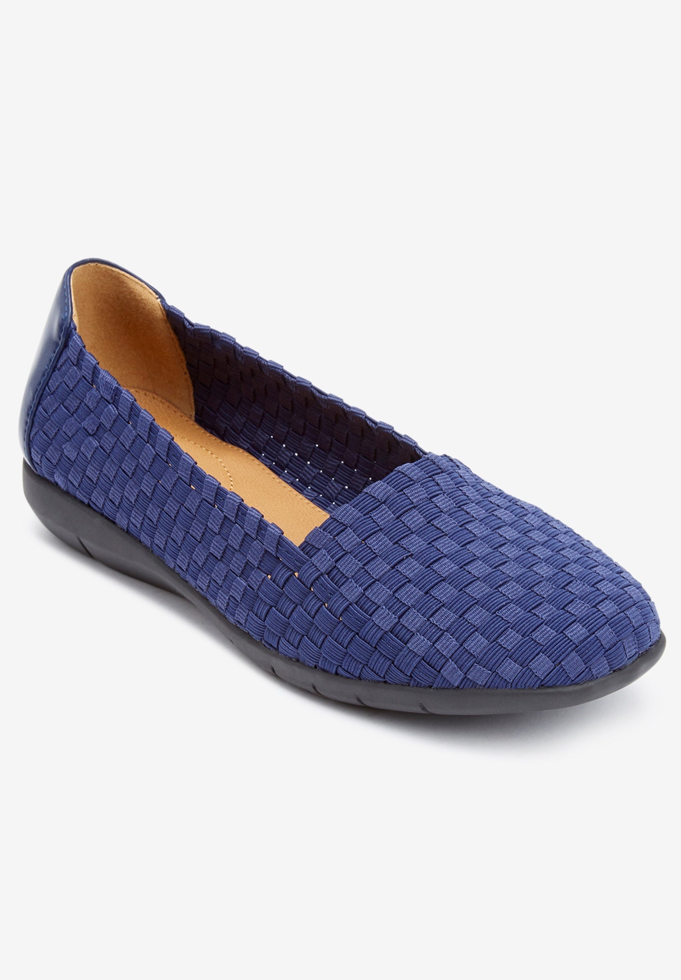 The Bethany Stretch Woven Slip On Flat image number 1