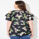 Open-Shoulder Georgette Top image number null