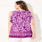 Open-Shoulder Georgette Top image number null