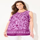 Open-Shoulder Georgette Top image number null