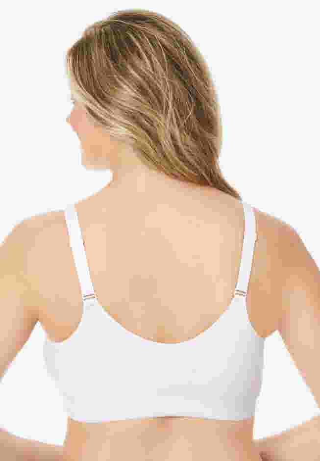 Wireless Front-Close Cotton Comfort Bra image number 2