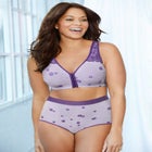 Wireless Front-Close Cotton Comfort Bra image number null