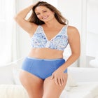 Wireless Front-Close Cotton Comfort Bra image number null