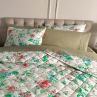 Rose Floral Quilt Set image number null