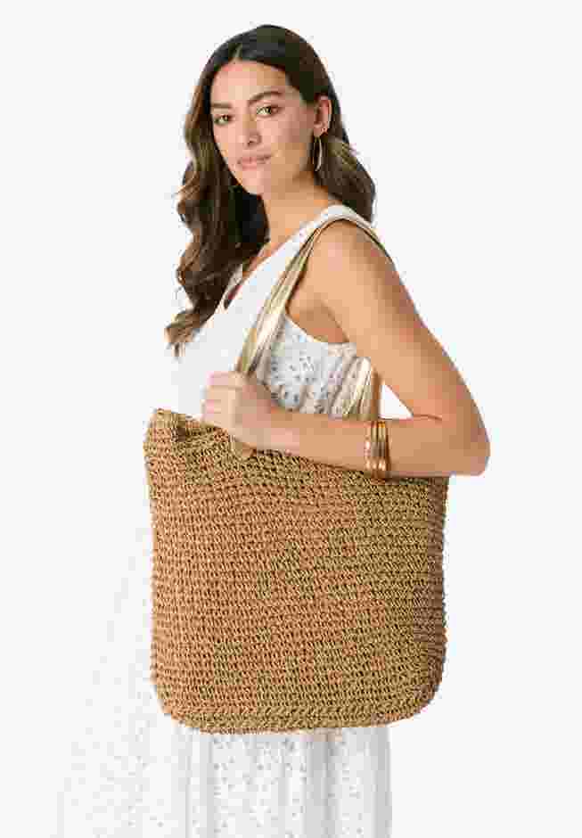 Straw Tote Bag image number 0