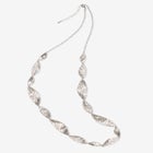 Long Hammered Statement Necklace image number null