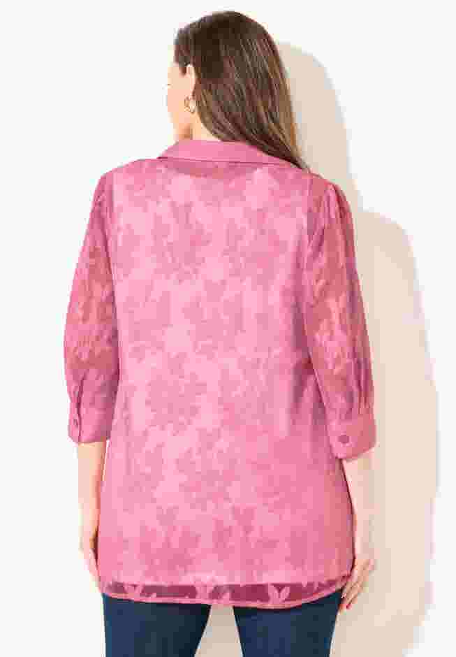 Jacquard Buttonfront Shirt image number 1