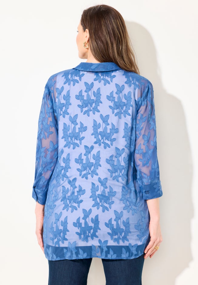 Jacquard Buttonfront Shirt image number 1