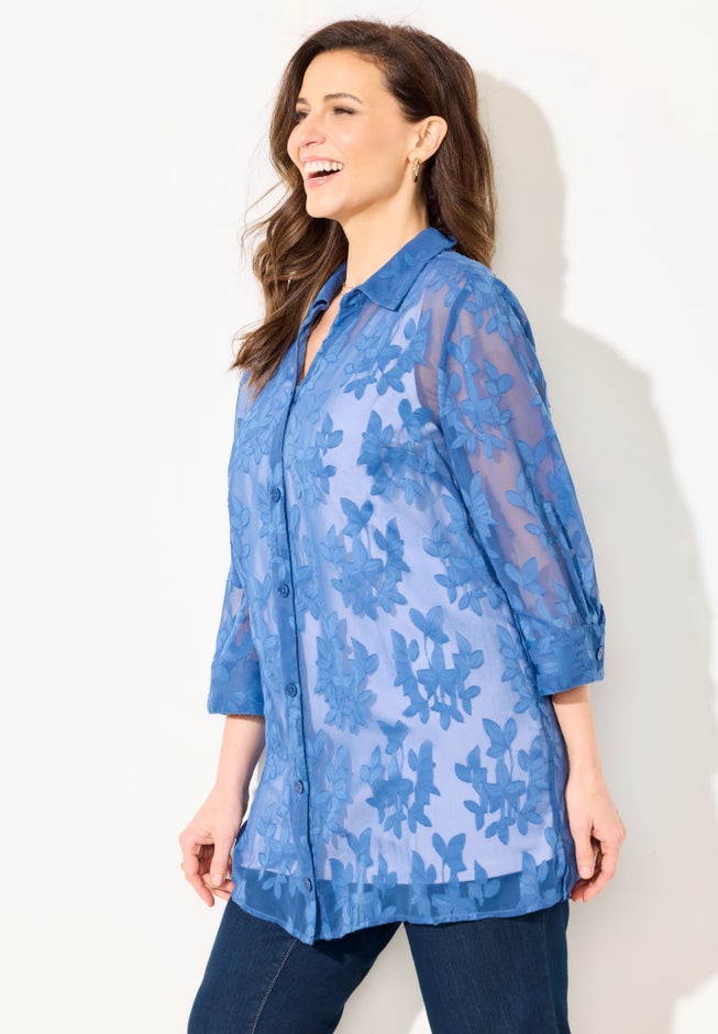 Jacquard Buttonfront Shirt image number 2