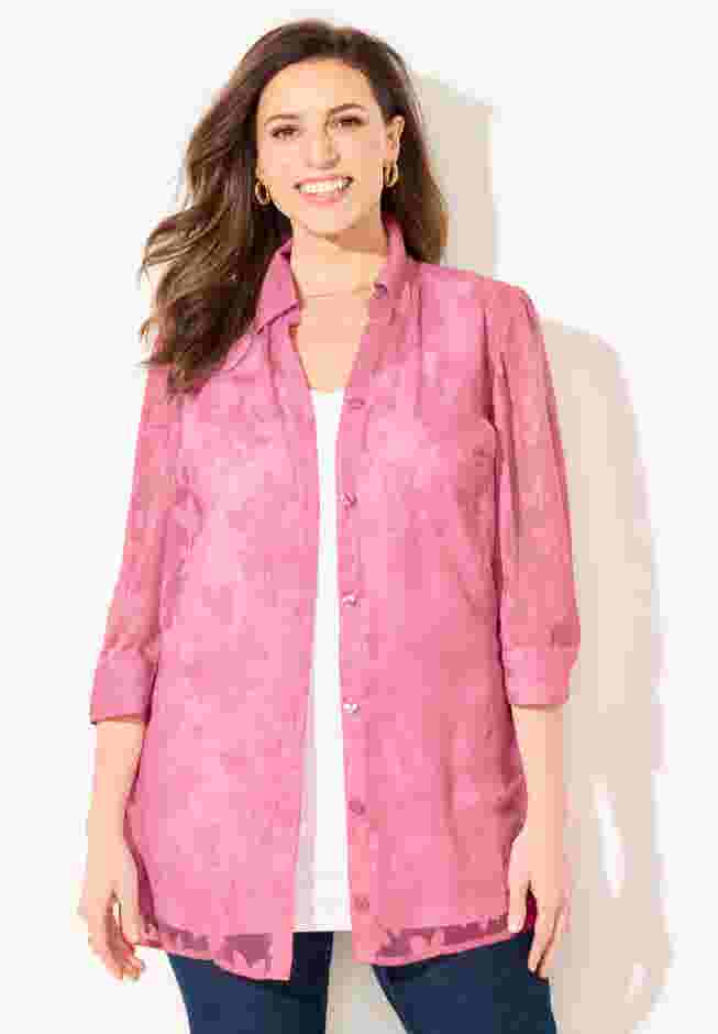 Jacquard Buttonfront Shirt image number 0
