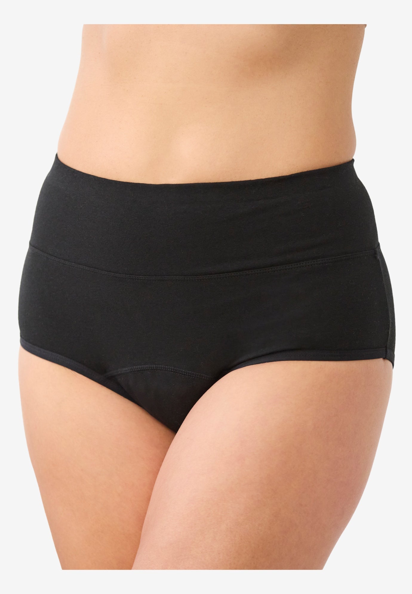Cotton Spandex Incontinence Brief 2-Pack image number 1
