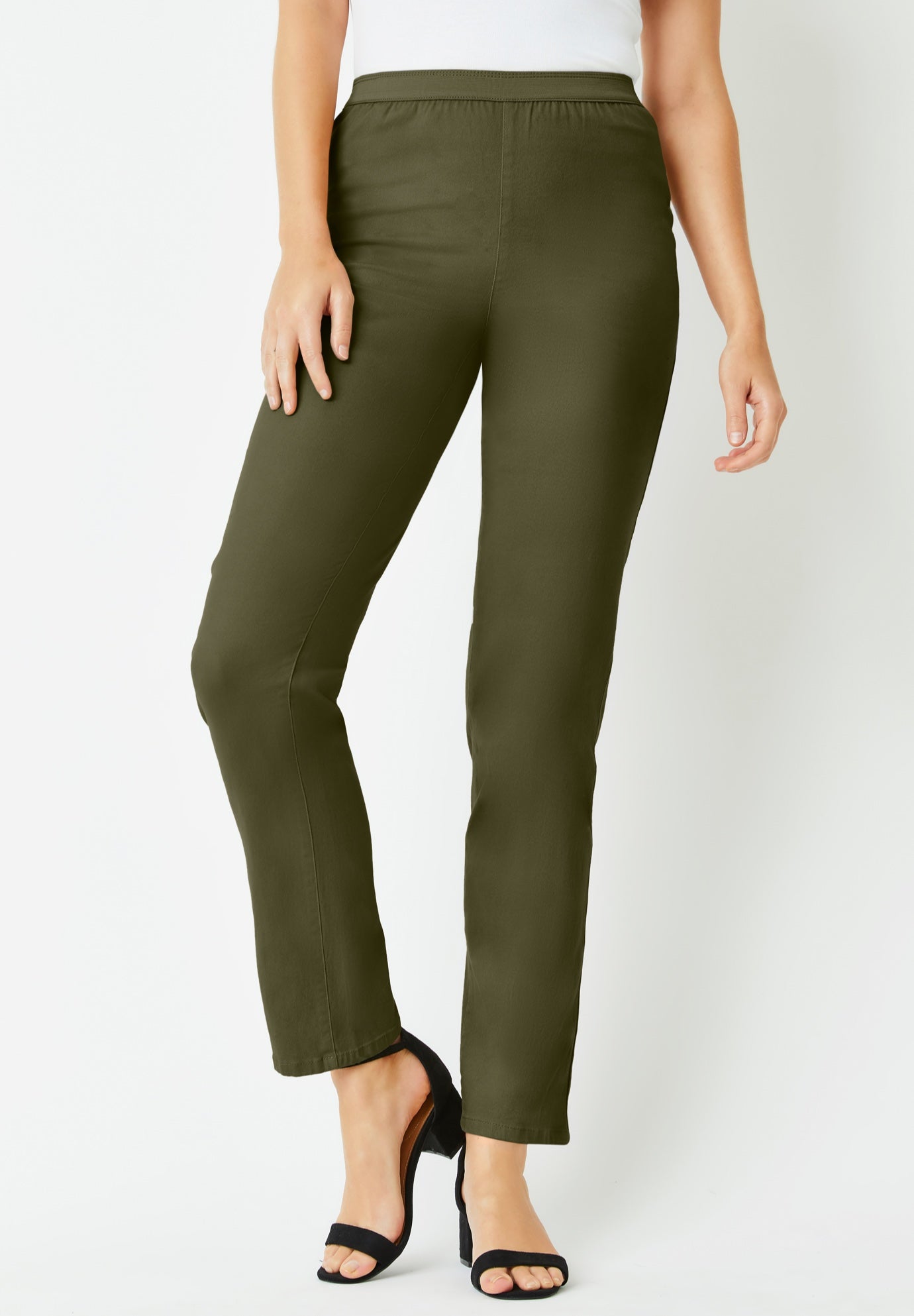 Stretch Denim Straight-Leg Jegging image number 0