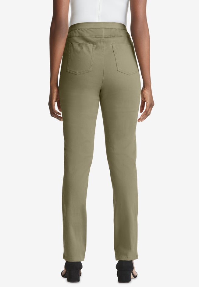 Stretch Denim Straight-Leg Jegging image number 1