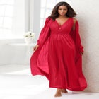 Amoureuse&reg; Peignoir 2-Piece Tricot Gown & Robe image number null