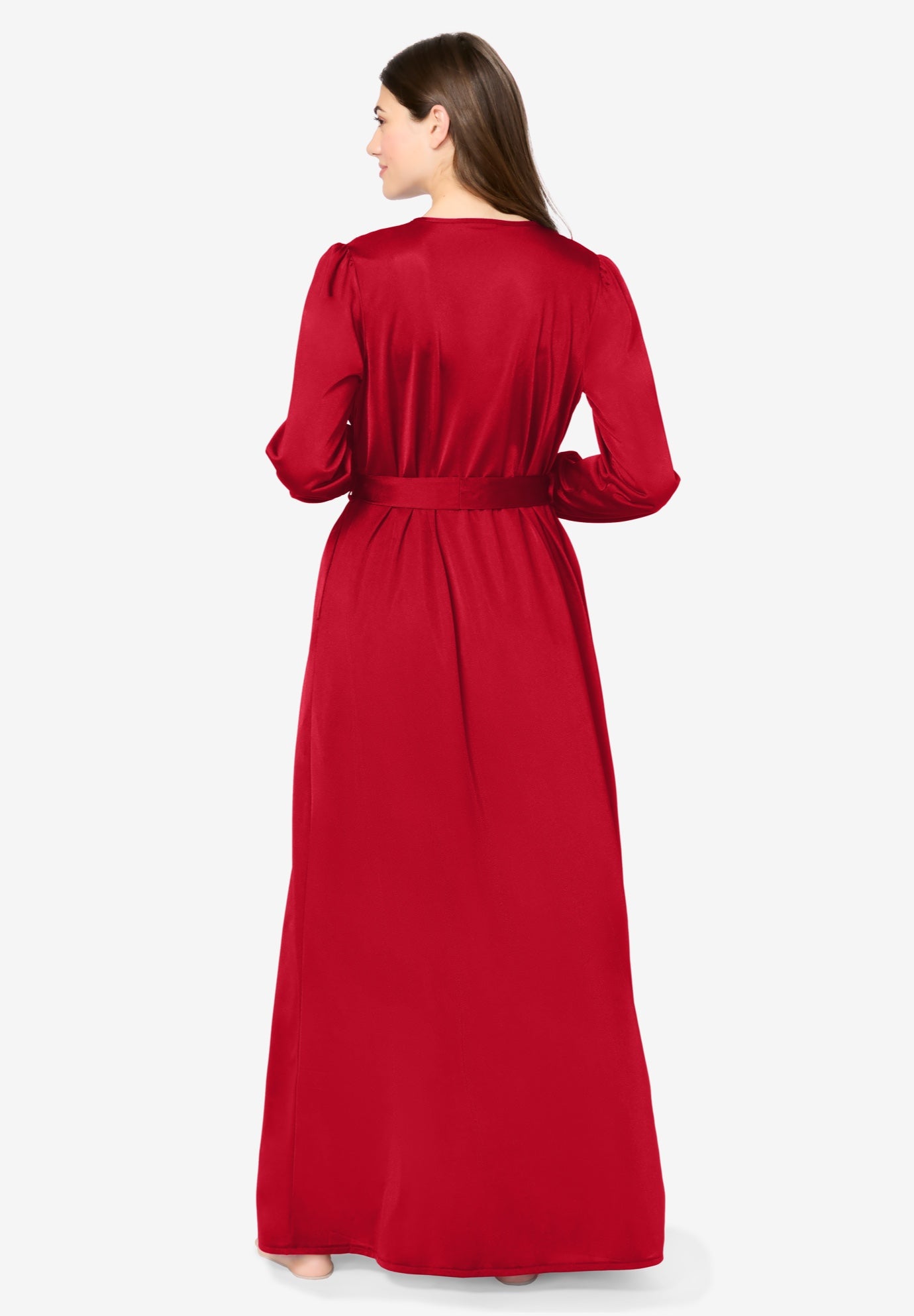 Amoureuse&reg; Peignoir 2-Piece Tricot Gown & Robe image number 1