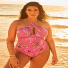 Braided Bandeau One Piece Swimsuit image number null