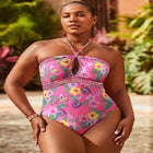 Braided Bandeau One Piece Swimsuit image number 0