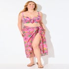 Lightweight Adjustable Sarong Wrap Skirt Cover Up image number 5