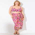 Lightweight Adjustable Sarong Wrap Skirt Cover Up image number 7